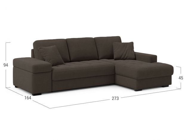 Угловой диван MOON 107 цвет коричневый (фото 248062) Угловой диван MOON 107 цвет коричневый (фото 248062)