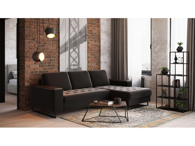 Угловой диван MOON 117 цвет черный,серый (фото 248142) Угловой диван MOON 117 цвет черный,серый (фото 248142)