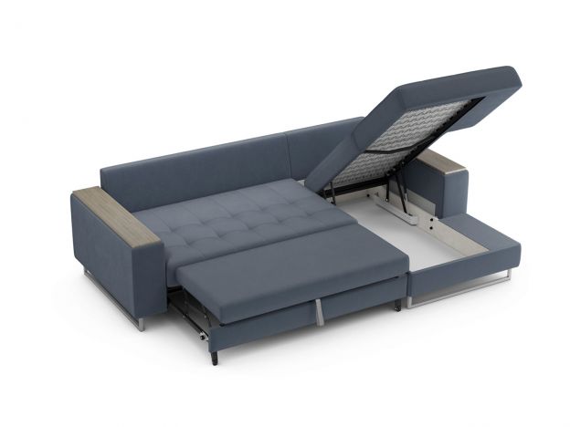 Угловой диван MOON 117 цвет серый,синий (фото 248623) Угловой диван MOON 117 цвет серый,синий (фото 248623)