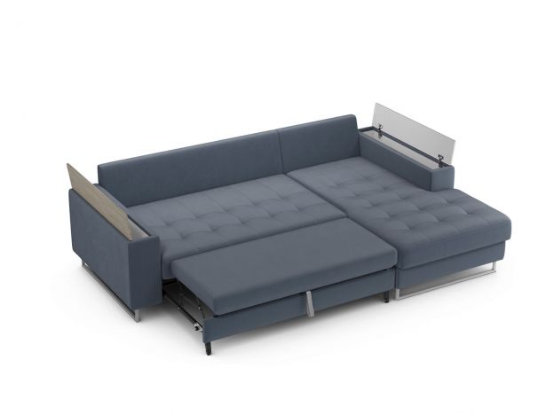 Угловой диван MOON 117 цвет серый,синий (фото 248629) Угловой диван MOON 117 цвет серый,синий (фото 248629)