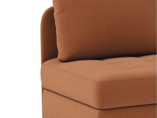 Диван кушетка MOON 074 цвет оранжевый,рыжый (фото 252074)