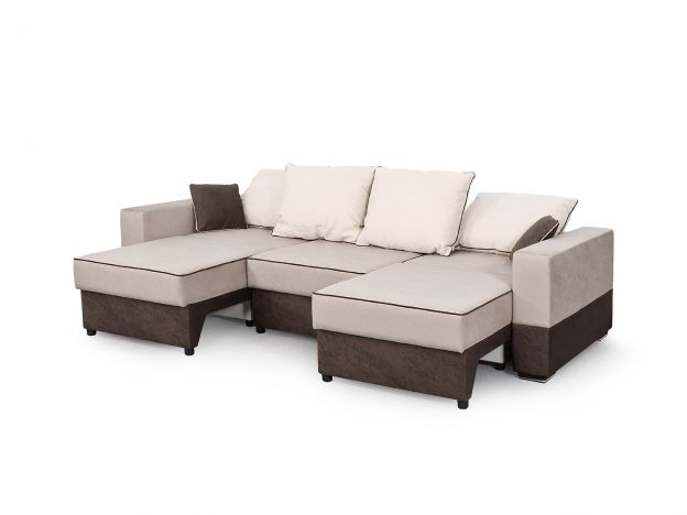 Диван Бостон 2400 цвет бежевый,коричневый (фото 168757)