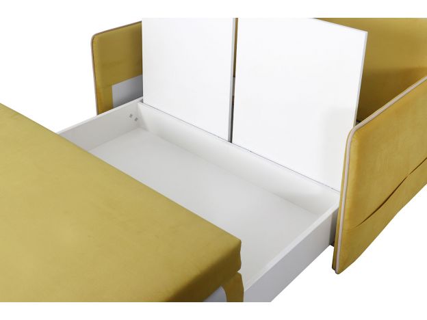 Диван Фламинго цвет желтый (фото 252917)