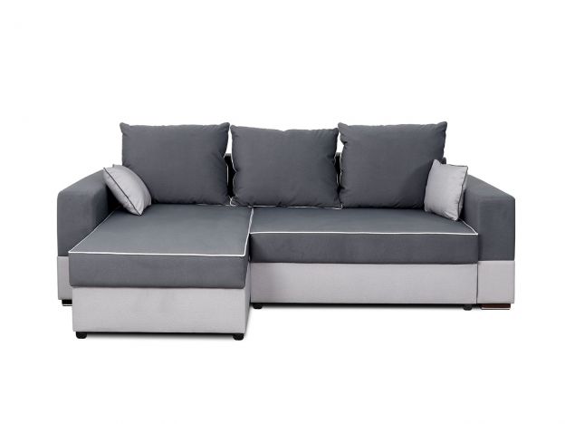 Угловой диван Бостон цвет серый (фото 252516)