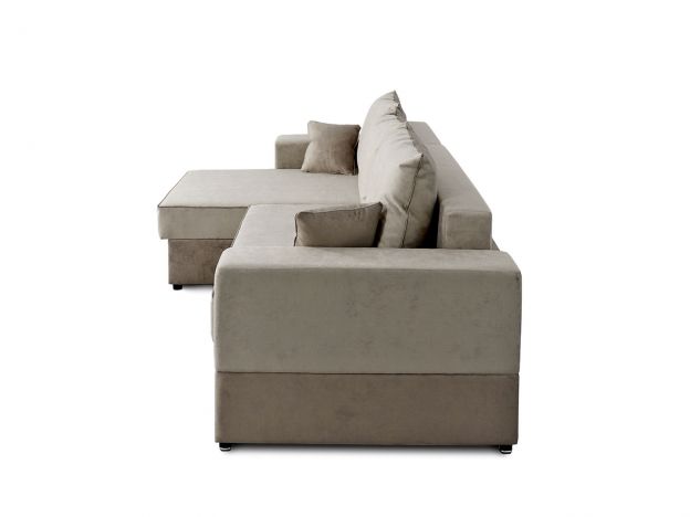 Угловой диван Бостон цвет бежевый (фото 252539)