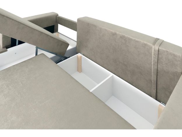 Угловой диван Бостон цвет бежевый (фото 252541)