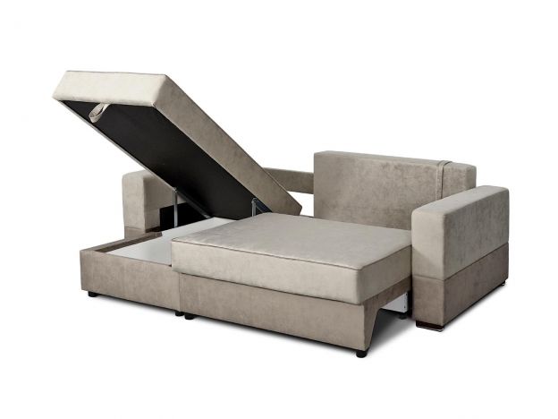 Угловой диван Бостон цвет бежевый (фото 252542)