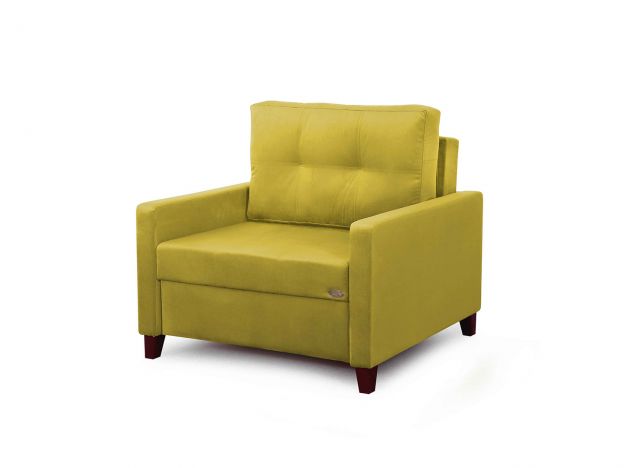 Кресло-кровать Джерси 1 цвет желтый