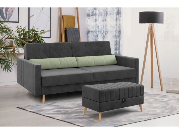 Диван Норд цвет черный,серый (фото 252985) Диван Норд цвет черный,серый (фото 252985)