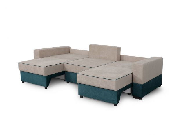 Диван Бостон 2400 цвет бежевый,зеленый (фото 252507)