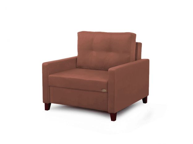 Кресло-кровать Джерси 1 цвет красный,терракот