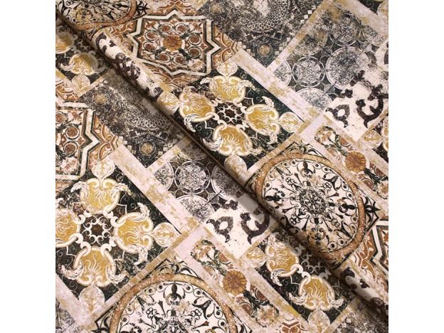 микровелюр сиена коричневый