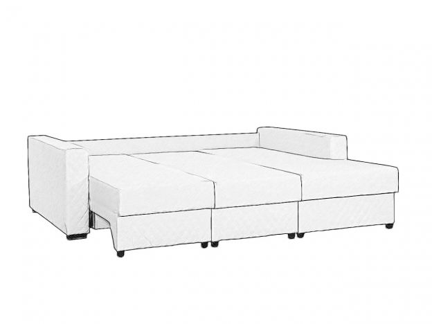 Угловой диван Неаполь-2 цвет бежевый (фото 202125)