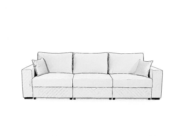 Диван Неаполь-1 цвет бежевый (фото 202086)