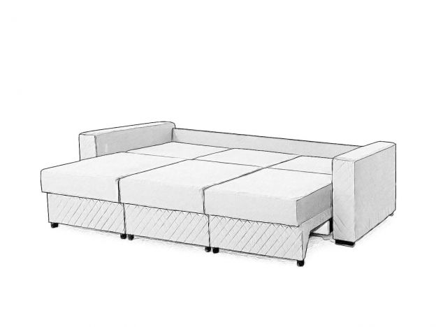 Диван Неаполь-1 цвет синий,голубой (фото 202077)