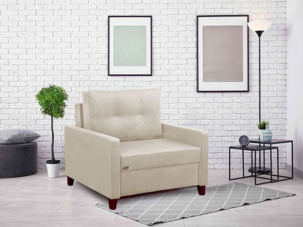 Кресло-кровать Джерси 1 цвет бежевый (фото 253103)