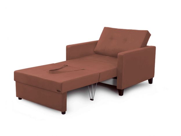 Кресло-кровать Джерси 1 цвет красный,терракот (фото 253163)