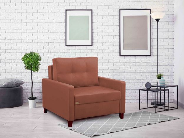 Кресло-кровать Джерси 1 цвет красный,терракот (фото 253165)