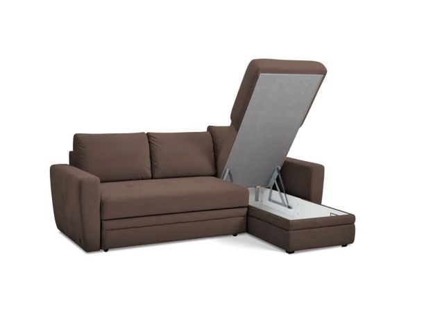 Угловой диван Лакки цвет коричневый (фото 254220) Угловой диван Лакки цвет коричневый (фото 254220)