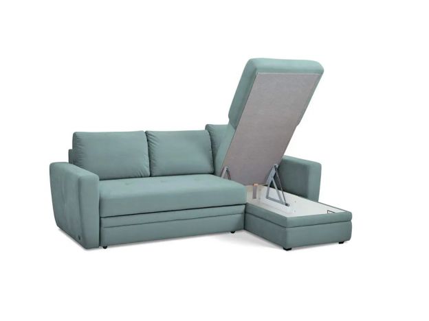 Угловой диван Лакки цвет зеленый,бирюза (фото 254244) Угловой диван Лакки цвет зеленый,бирюза (фото 254244)