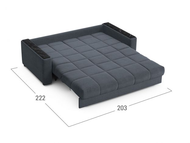 Диван MOON 107 цвет черный,серый (фото 254084)