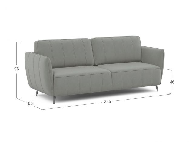 Диван MOON 173 цвет серый (фото 253985)