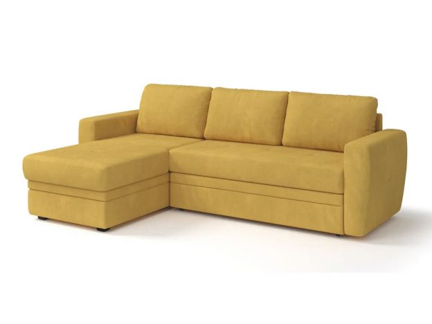 Угловой диван Лакки цвет желтый (фото 179820)