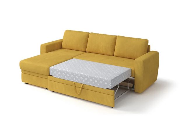 Угловой диван Лакки цвет желтый (фото 179823)
