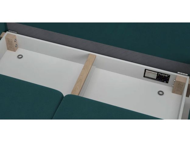 Угловой диван Фьорд цвет зеленый (фото 183702)