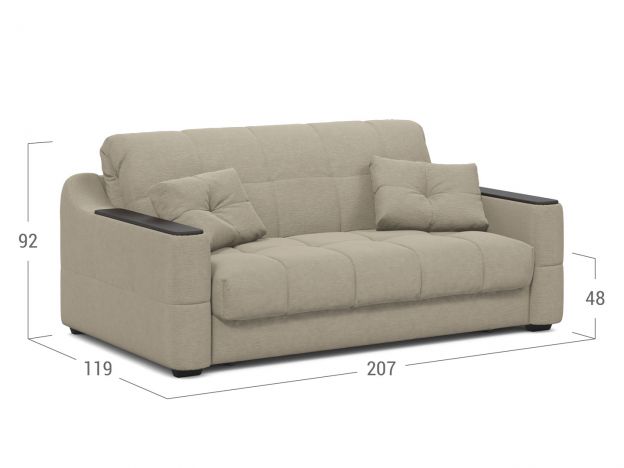 Диван MOON 116 цвет бежевый (фото 239081)