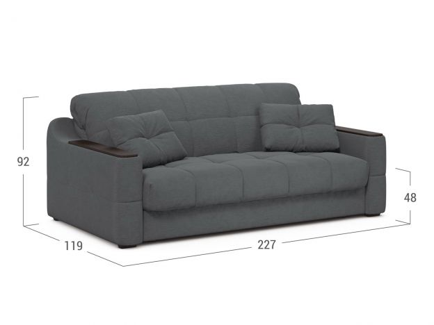 Диван MOON 116 цвет серый (фото 239290)