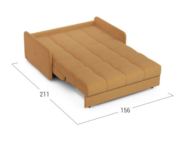 Диван MOON 120 цвет желтый (фото 255671)