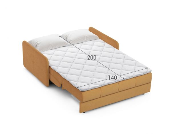 Диван MOON 120 цвет желтый (фото 255672)