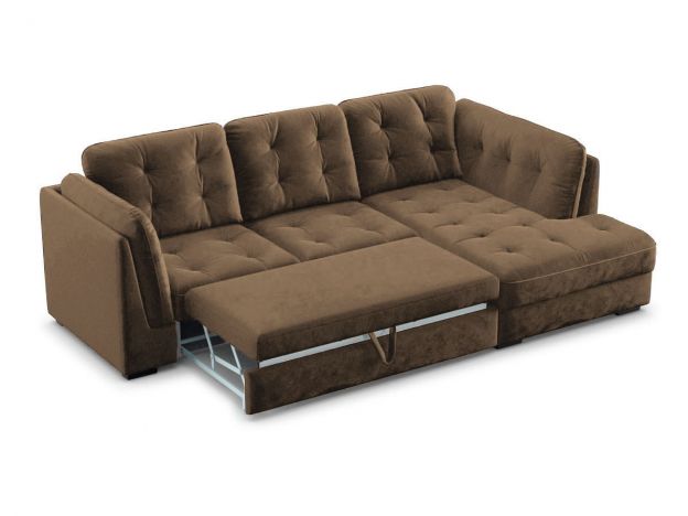 Угловой диван MOON 110 цвет коричневый (фото 180186)