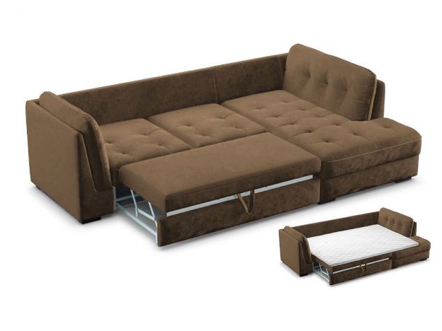 Угловой диван MOON 110 цвет коричневый (фото 180187)