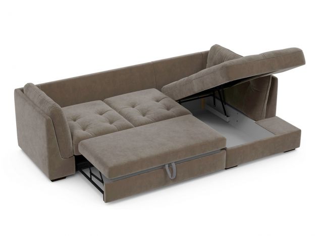 Угловой диван MOON 110 цвет коричневый (фото 256951)