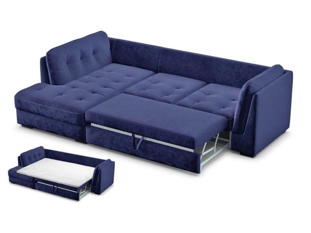 Угловой диван MOON 110 цвет синий (фото 180271)