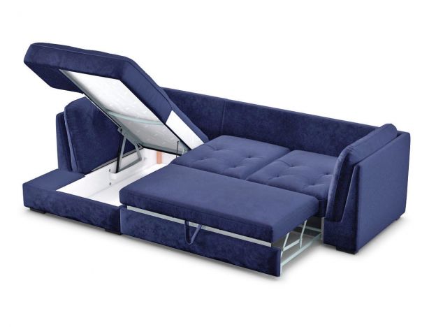 Угловой диван MOON 110 цвет синий (фото 180272)