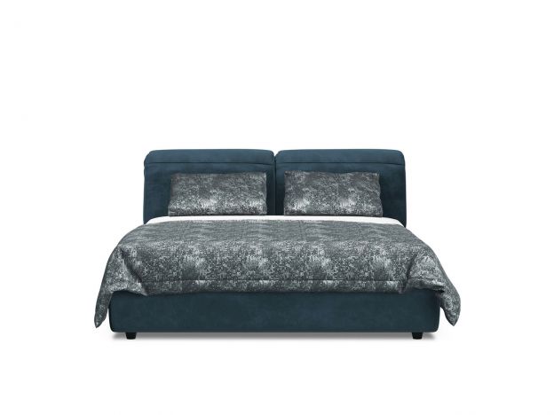 Кровать с подъёмным механизмом MOON 1107 цвет синий,зеленый (фото 154718)