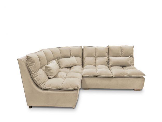 Угловой диван Доменика цвет бежевый (фото 272192)