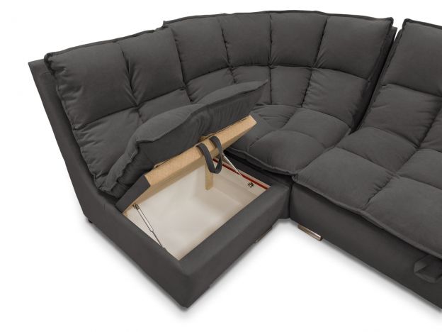 Угловой диван Доменика цвет серый (фото 217821) Угловой диван Доменика цвет серый (фото 217821)