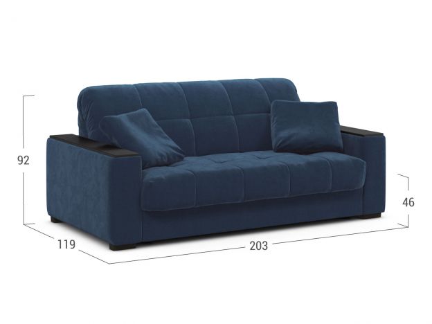 Диван MOON 107 цвет синий (фото 273037)