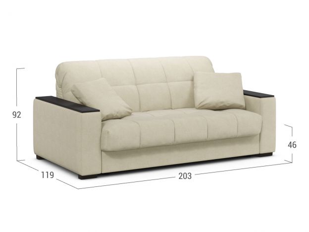 Диван MOON 107 цвет белый,бежевый (фото 273162)