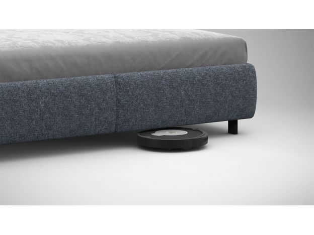 Кровать с подъемным механизмом MOON 1161 цвет серый,синий (фото 273900)