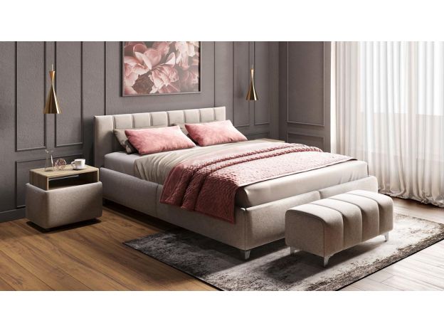 Кровать с подъемным механизмом MOON 1161 цвет серый,синий (фото 273734)