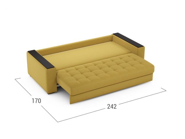 Диван MOON 107 цвет желтый (фото 273371) Диван MOON 107 цвет желтый (фото 273371)