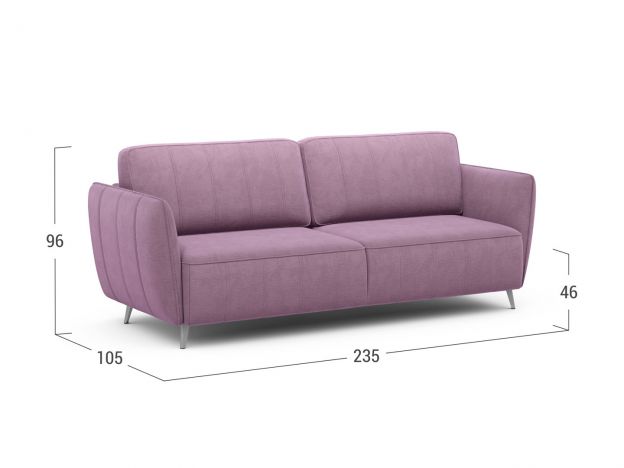 Диван MOON 173 цвет сиреневый (фото 273686)