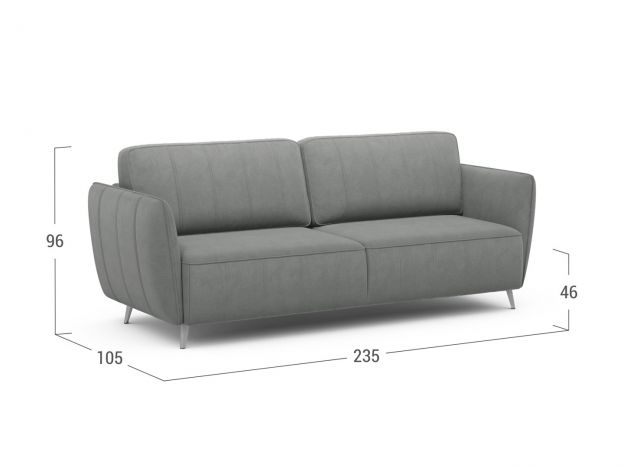 Диван MOON 173 цвет серый (фото 273702)