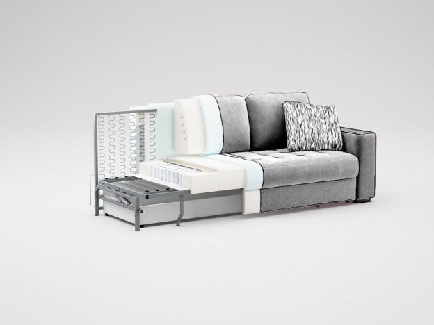 Диван MOON 107 цвет коричневый (фото 273347) Диван MOON 107 цвет коричневый (фото 273347)