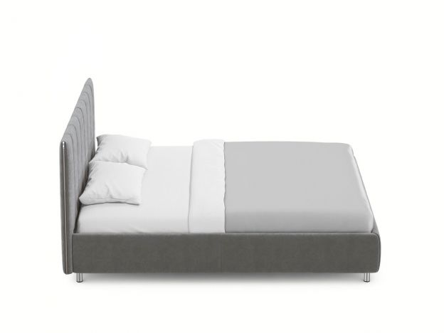 Кровать с подъемным механизмом MOON 1161 цвет серый (фото 274224)